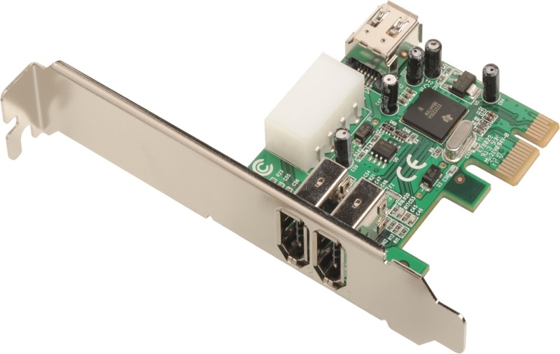 Dawicontrol dc 1394 2 orig - Dawicontrol DC-1394 PCIe Blister FireWire-kaart