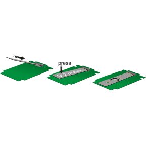 Delock 62551 converter sata 22 pins m 3 orig - DeLock 62551 M.2-adapterkaart