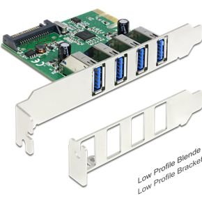 Delock 89360 pci express x1 kaart naa