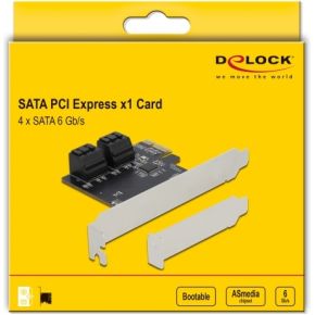 Delock 90010 4 poorts sata pci expres 4 orig - DeLock 90010 4-poorts Opslagcontroller