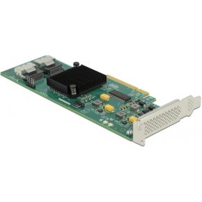 Delock 90061 interfacekaart adapter s 3 orig - Delock 8 Port SATA PCI Express X8 Card With 8-poorts Opslagcontroller