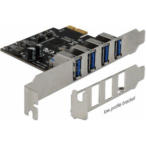 Delock 90304 usb 3 0 pci express 4 orig - DeLock 90304 4-poorts USB-kaart