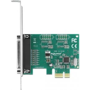 Delock pci express card to 1 x 3 orig - Delock PCI Express Card To 1 X Parallel Ieee1284 Parallelle kaart