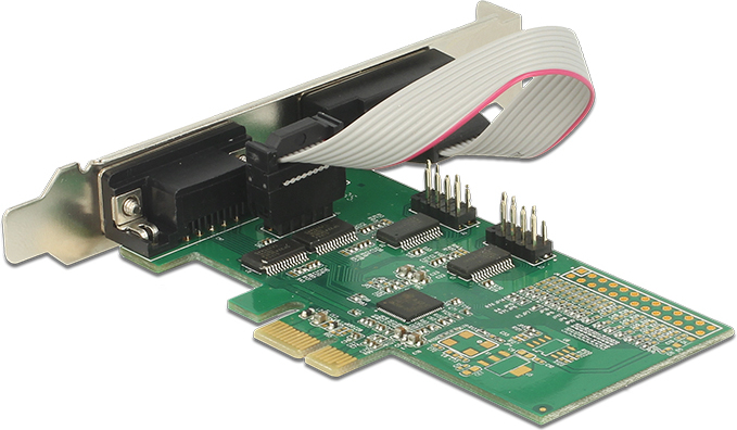 Delock seriele rs232 pci express kaar 9568269 3 orig - DeLOCK Seriële Rs232 PCI-Express Kaart Met 4 9-Pins Seriële kaart