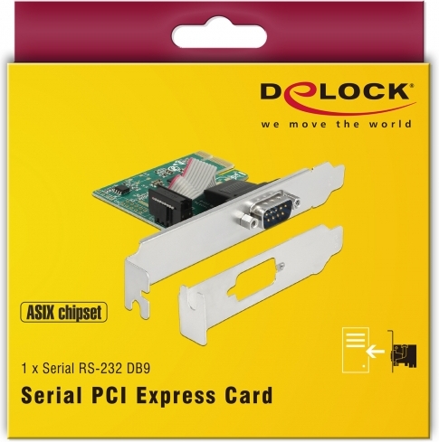 Delock seriele rs232 pci express kaar 9568270 5 orig - DeLOCK Seriële Rs232 PCI-Express Kaart Met 1 9-Pins Seriële kaart