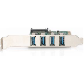 Digitus ds 30221 1 4 port usb 3 orig - Digitus Ds-30221-1 Netwerkkaart Adapter USB 5000 4-poorts USB-kaart