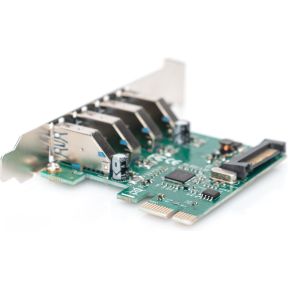 Digitus ds 30221 1 4 port usb 5 orig - Digitus Ds-30221-1 Netwerkkaart Adapter USB 5000 4-poorts USB-kaart