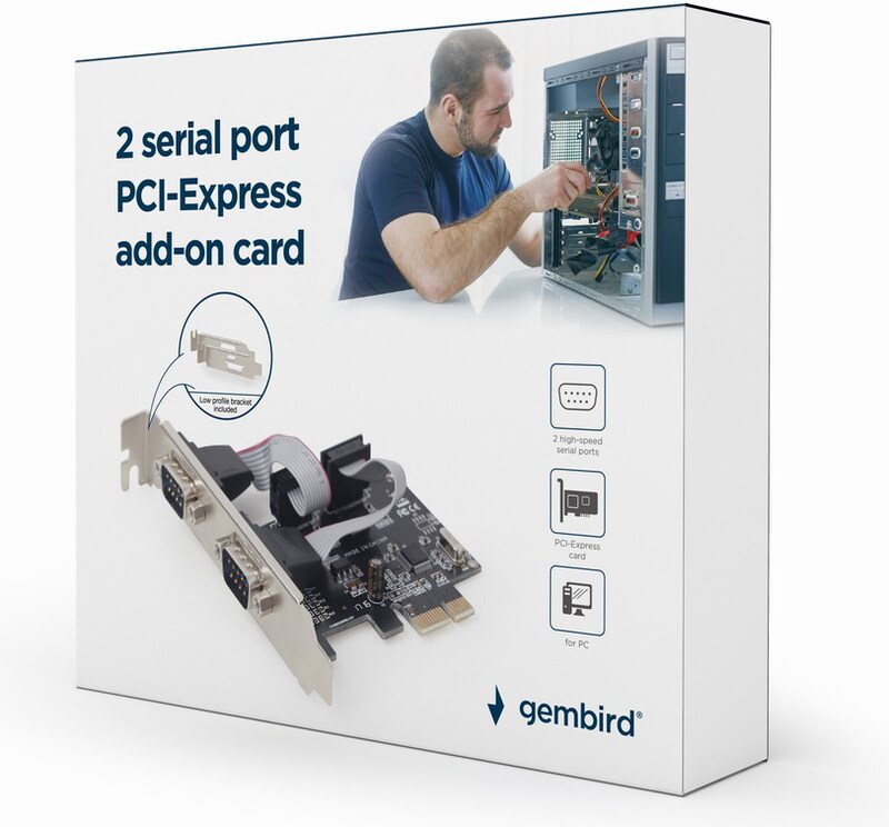 Gembird spc 22 interfacekaart adapter 2 orig - Gembird SPC-22 Seriële kaart