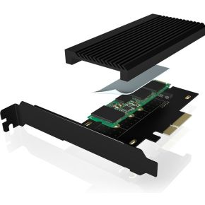 Icy box ib pci208 hs m 2 kaart 4 orig - ICY BOX Ib-Pci208-Hs Interfacekaart/-Adapter Intern M.2-adapterkaart