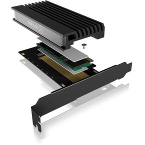 Icy box ib pci214m2 hsl m2 kaart met 5 orig - ICY BOX IB-PCI214M2-HSL M.2-adapterkaart