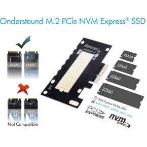 Icy box ib pci214m2 hsl m2 kaart met 8 orig - ICY BOX IB-PCI214M2-HSL M.2-adapterkaart
