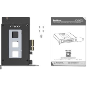Icy box icy dock mb111vp b behuizing v 8 orig - ICY BOX MB111VP-B 1-poorts Opslagcontroller