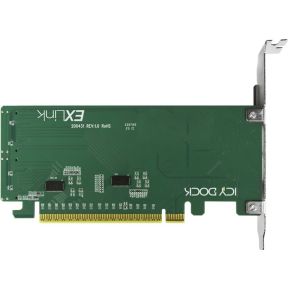 Icy box icy dock mb308a interfacekaart 4 orig - ICY BOX MB308A 2-poorts Opslagcontroller