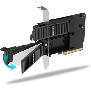 Icy box icy dock mb312m4p b interfacek 3 orig - Icy Dock ExpressSlot Core MB312M4P-B wisselframe M.2-adapterkaart