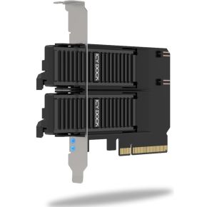 Icy box icy dock mb312m4p b interfacek 4 orig - Icy Dock ExpressSlot Core MB312M4P-B wisselframe M.2-adapterkaart