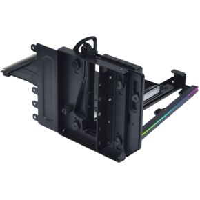 Lian li vertical gpu bracket v4 riser 3 orig - Lian Li Vertical GPU Bracket Kit PCIe 5.0 Verticale GPU-beugel (zwart)