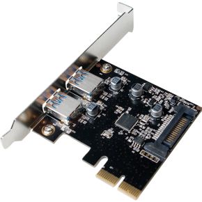 Logilink pc0080 4 orig - Logilink PC0080 2-poorts USB-kaart