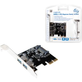 Logilink pc0080 6 orig - Logilink PC0080 2-poorts USB-kaart