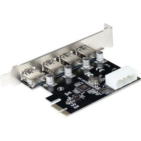 Logilink usb 3 0 controler 4 orig - LogiLink USB 3.0 Controler 4-poorts USB-kaart