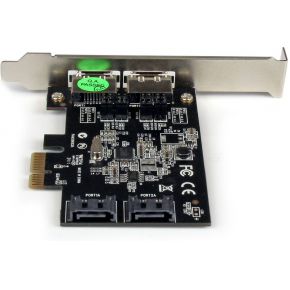 Startech com 2 poort pci express sata 3 orig - StarTech.com PEXESAT322I 2-poorts Opslagcontroller