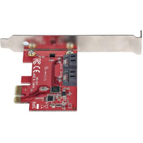 Startech com 2p6g sata card interfaceka 4 orig - StarTech.com 2P6G-PCIE-SATA-CARD 2-poorts Opslagcontroller
