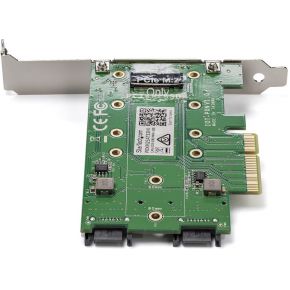 Startech com 3 poorts m 2 ssd 4 orig - StarTech.com PEXM2SAT32N1 M.2-adapterkaart