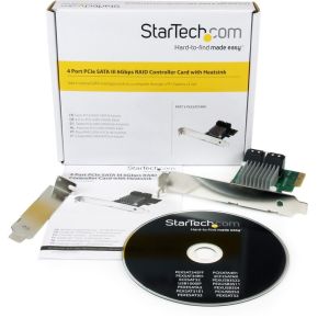 Startech com 4 poorts pci express 2 5 orig - StarTech.com PEXSAT34RH 4-poorts Opslagcontroller