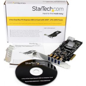 Startech com 4 poorts pci express super 5 orig - StarTech.com PEXUSB3S42V 4-poorts USB-kaart