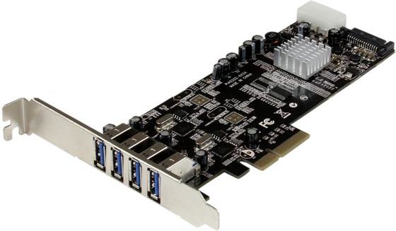 Startech com 4 poorts pci express super 7240167 - StarTech.com PEXUSB3S42V 4-poorts USB-kaart