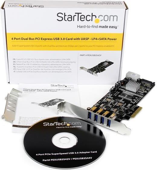 Startech com 4 poorts pci express usb 7240170 5 orig - StarTech.com PEXUSB3S42 3-poorts USB-kaart