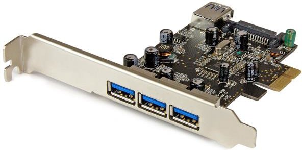 Startech com 4 poorts pci express usb 7240170 - StarTech.com PEXUSB3S42 3-poorts USB-kaart