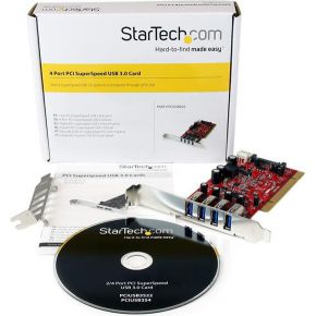 Startech com 4 poorts pci superspeed us 5 orig - StarTech.com PCIUSB3S4 4-poorts USB-kaart