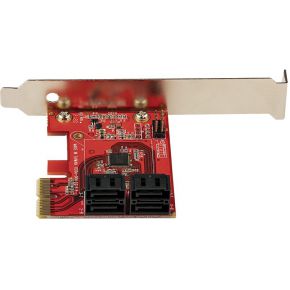 Startech com 4 port sata kaart pci 4 orig - StarTech.com 4P6G-PCIE-SATA-CARD 4-poorts Opslagcontroller