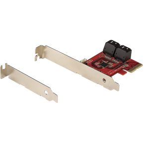 Startech com 4 port sata kaart pci 8 orig - StarTech.com 4P6G-PCIE-SATA-CARD 4-poorts Opslagcontroller