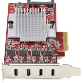 Startech com 4 port usb c kaart 7240174 3 orig - StarTech.com P10Q4C-USB-CARD-LP USB-kaart