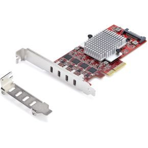 Startech com 4 port usb c kaart