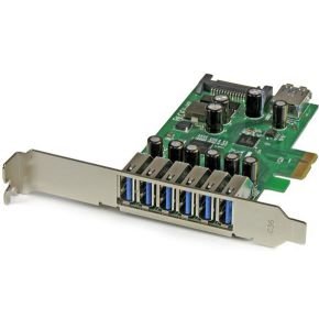 Startech com 7 poorts pci express usb