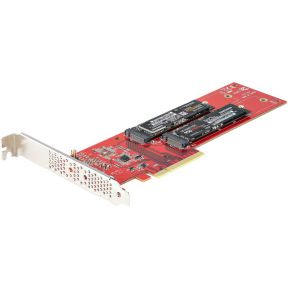 Startech com dual m 2 pci express 8 orig - StarTech.com DUAL-M2-PCIE-CARD-B M.2-adapterkaart
