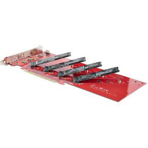 Startech com quad m2 card b interfaceka 7 orig - StarTech.com QUAD-M2-PCIE-CARD-B M.2-adapterkaart