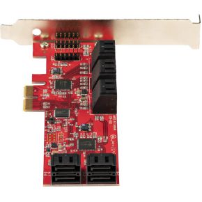 Startech com sata kaart 10 port sata 4 orig - StarTech.com 10P6G-PCIE-SATA-CARD 10-poorts Opslagcontroller
