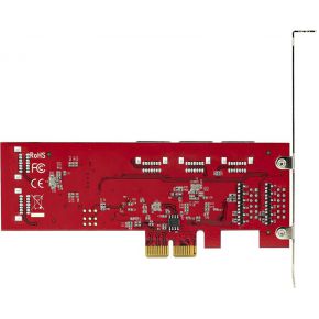 Startech com sata kaart 10 port sata 7 orig - StarTech.com 10P6G-PCIE-SATA-CARD 10-poorts Opslagcontroller