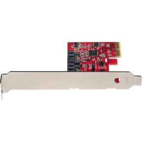 Startech com sata kaart 2 port sata 3 orig - StarTech.com 2P6GR-PCIE-SATA-CARD 2-poorts Opslagcontroller