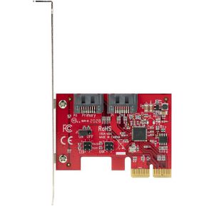 Startech com sata kaart 2 port sata 6 orig - StarTech.com 2P6GR-PCIE-SATA-CARD 2-poorts Opslagcontroller