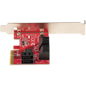 Startech com sata kaart 6 port sata 5 orig - StarTech.com 6P6G-PCIE-SATA-CARD 6-poorts Opslagcontroller