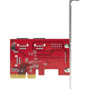 Startech com sata kaart 6 port sata 8 orig - StarTech.com 6P6G-PCIE-SATA-CARD 6-poorts Opslagcontroller