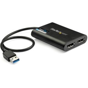 Startech com usb naar dual adapter 4k