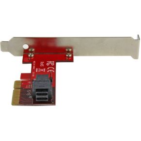 Startech com x4 pci express naar sff 3 orig - StarTech.com x4 PCI Express naar SFF-8643 1-poorts Opslagcontroller