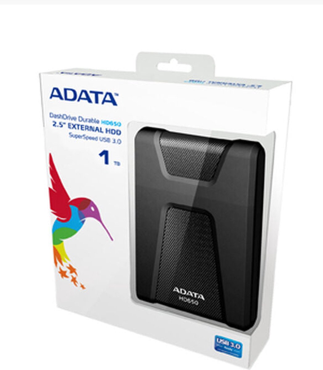 Adata Dashdrive Durable Hd650 - Externe Harde Schijf - 1Tb externe opslag - afbeelding 2
