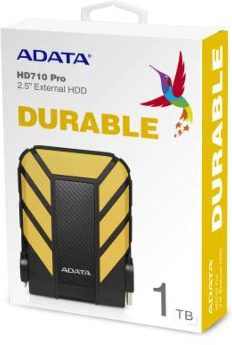 Adata Dashdrive Durable Hd710 Professional - Externe Harde Schijf - 1 Tb Geel externe opslag - afbeelding 2