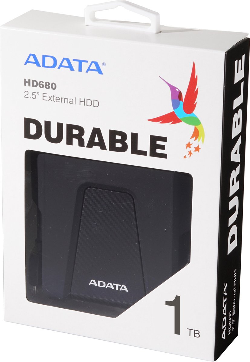 Adata Hd680 Externe Harde Schijf 1000 Gb (1Tb) Zwart externe opslag - afbeelding 3